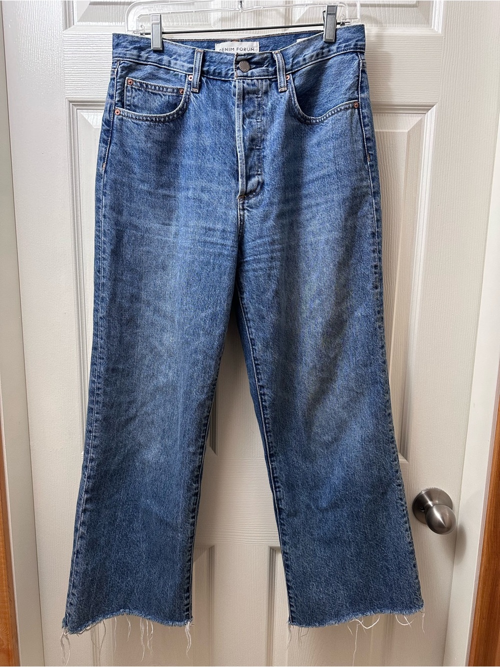 Aritzia Denim Forum Farrah High Rise Wide Leg 30x28